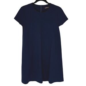 J. MCLAUGHLIN NAVY BLUE A-LINE KNEE LENGTH DRESS SMALL NWT